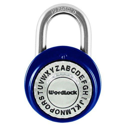 WordLock Pl-095-A1 3-Letter Combi Lock Blue