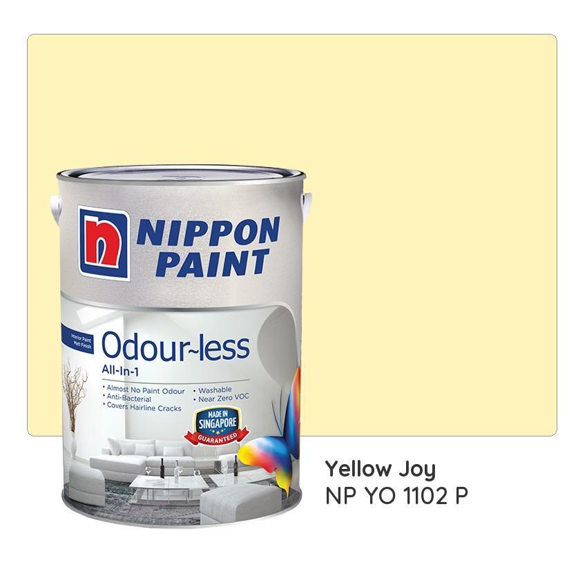 Nippon Paint Odour-less All-in-1 NP YO 1254 D (Mansion Gold)