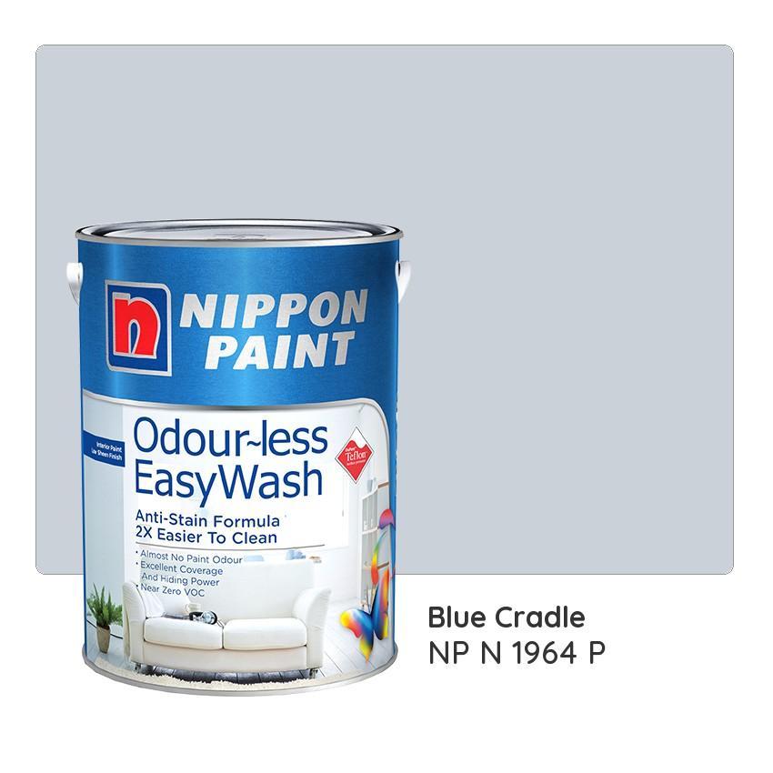 Nippon Paint Odour-less Easywash NP N 1964 P (Blue Cradle)