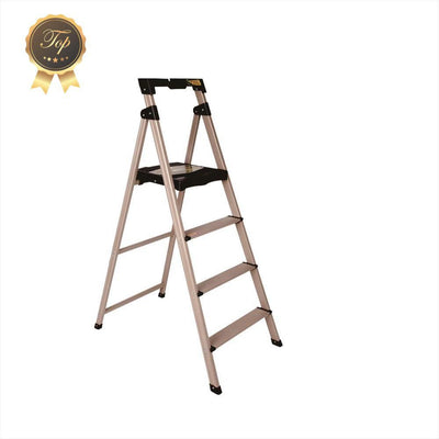 Boomjoy 4 Step Ladder Aluminium Rose