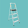 Boomjoy 4 Step Ladder Aluminium White