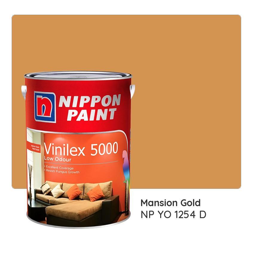 Nippon Paint Vinilex 5000 NP YO 1254 D (Mansion Gold)