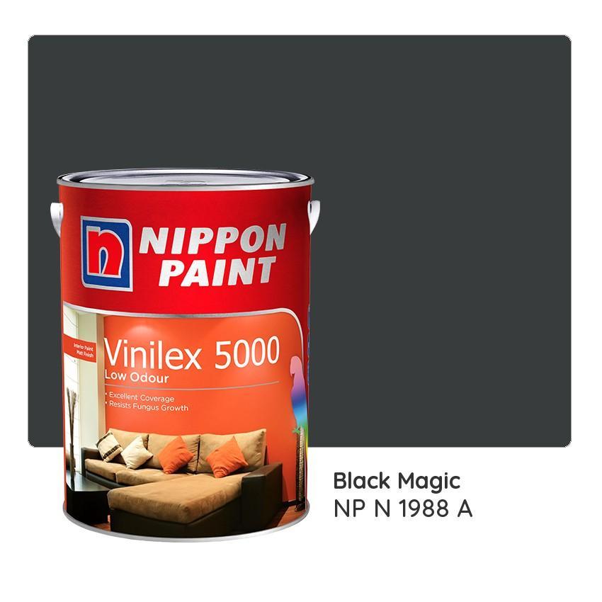 Nippon Paint Vinilex 5000 NP N 1988 A (Black Magic)