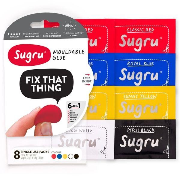 Sugru Mouldable Glue SMLT8 (5 Colour Pack)