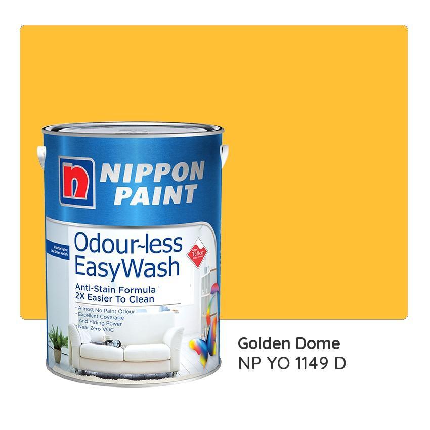 Nippon Paint Odour-less All-in-1 NP YO 1254 D (Mansion Gold)