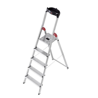 Hailo L60 Aluminium Safety Ladder 5 Steps