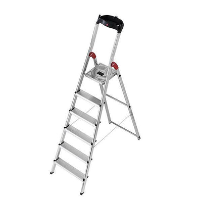 Hailo L60 Aluminium Safety Ladder 6 Steps