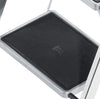 Hailo Aluminium Folding Step Black Non Slip Mat 2 Steps