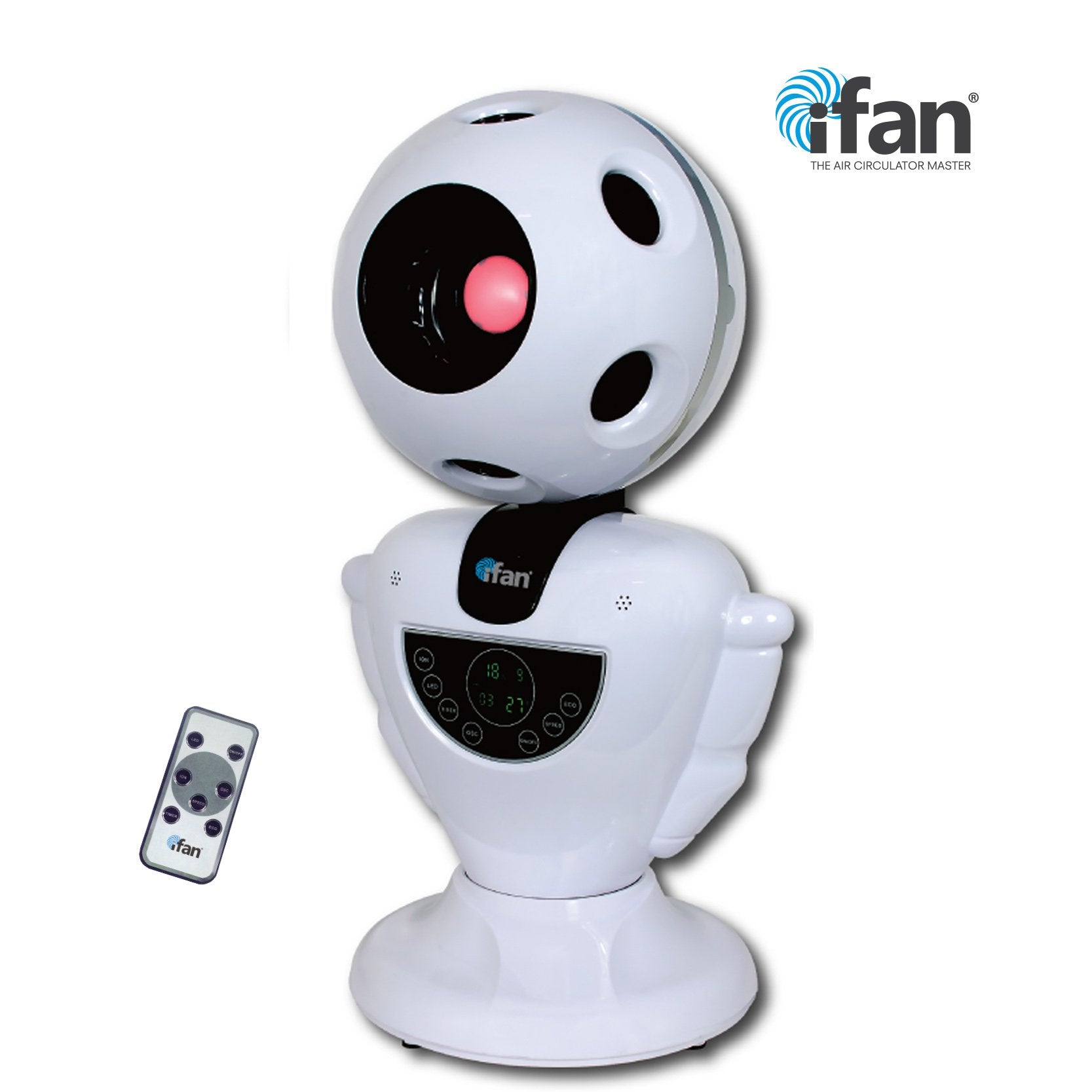 iFan "MR ROBOFAN" Whole Room Eco Air Circulator with Remote Control (IF7373)