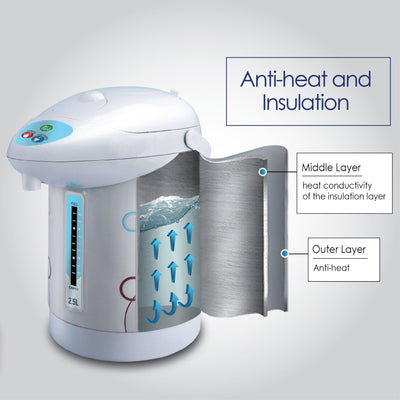 My Choice 2.5L Electric Airpot with Stainless Steel (MC250)