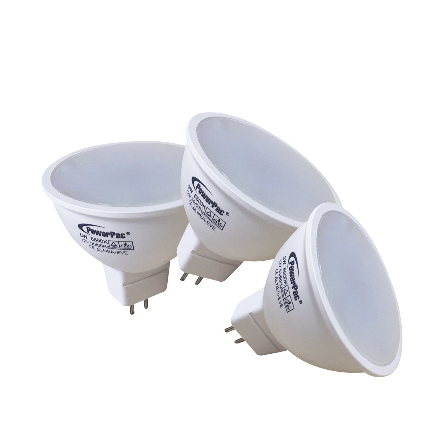 3 x Pieces PowerPac VERTEX LED 5W MR16 (PP6306/PP6306WW)