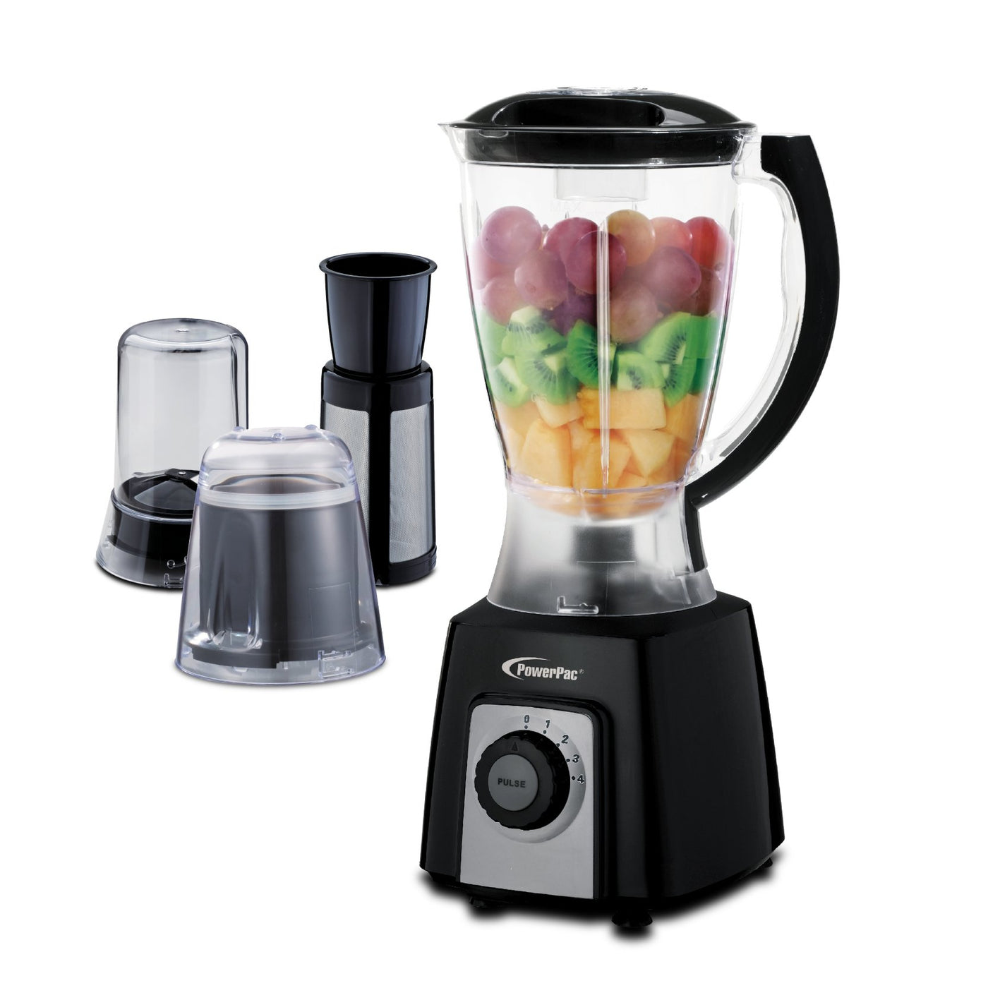 PowerPac 4in1 Blender with Dry Food Mill, Mincer and Filter (PPBL200)