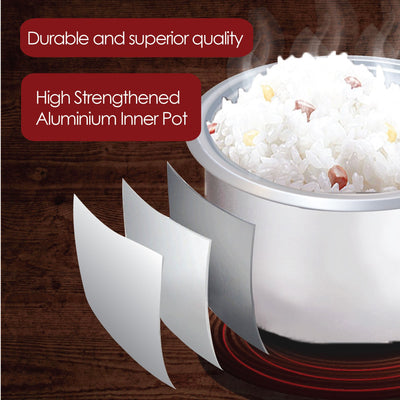 PowerPac 1L Rice Cooker with Aluminium Inner Pot (PPRC4)
