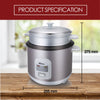 PowerPac 0.6L Rice Cooker with Steamer (PPRC62)