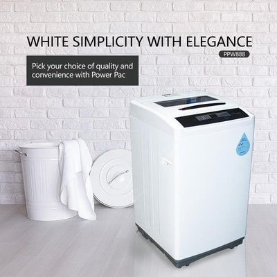 PowerPac Top Load Washing Machine 8Kg Washload (PPW888)