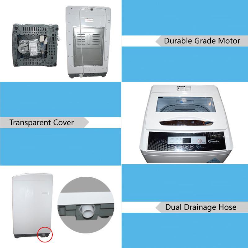 PowerPac Top Load Washing Machine 8Kg Washload (PPW888)