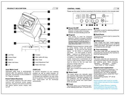 PowerPac Top Load Washing Machine 8Kg Washload (PPW888)