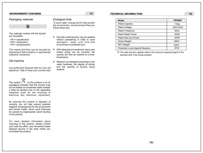 PowerPac Top Load Washing Machine 8Kg Washload (PPW888)