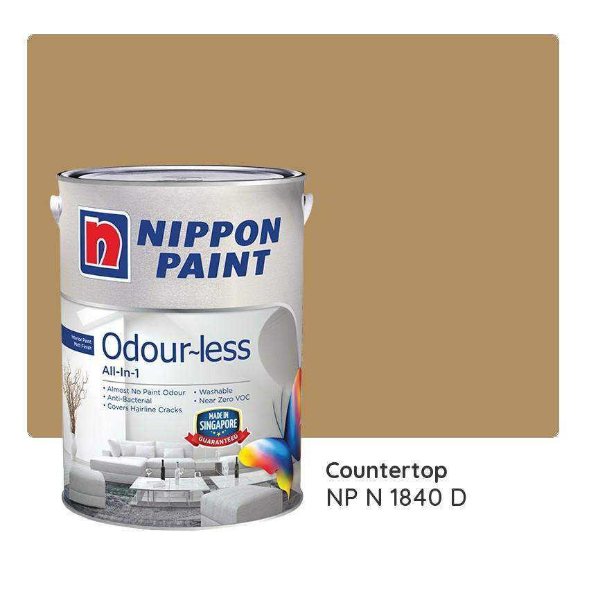 Nippon Paint Odour-less All-in-1 NP YO 1254 D (Mansion Gold)