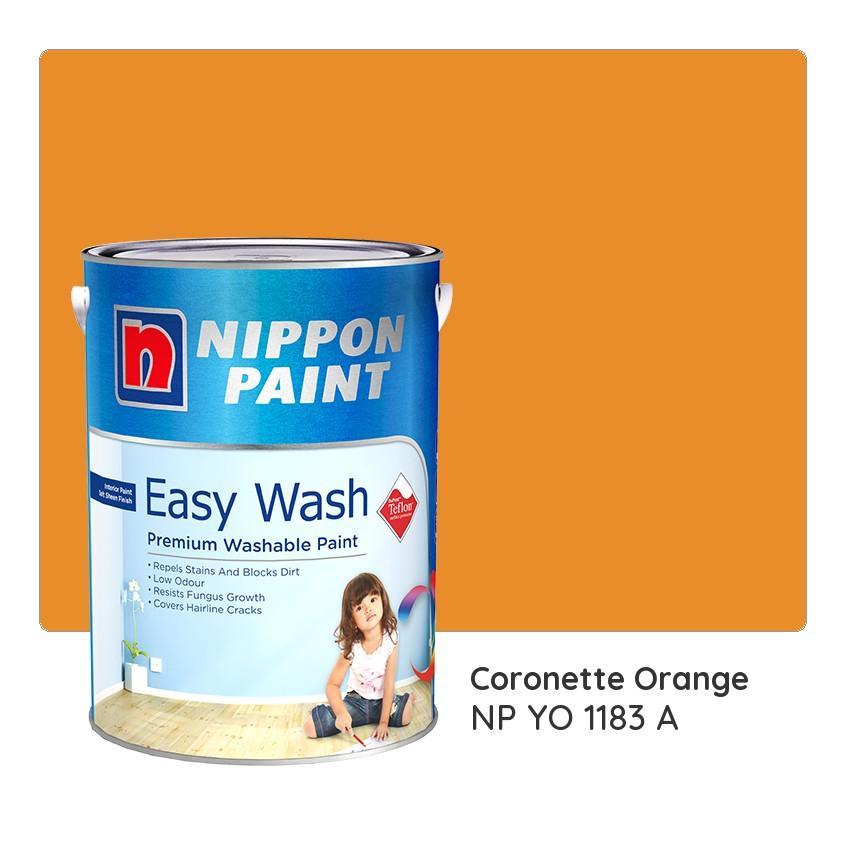 Nippon Paint Easy Wash with Teflon™ NP YO 1183 A (Coronette Orange)